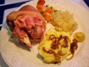 Gepökelte Haxe mit Kraut ... - Rezept