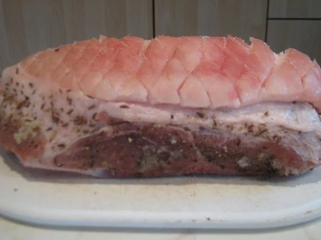 Schweinekrustenbraten, rückwärts gebraten - Rezept - Bild Nr. 2