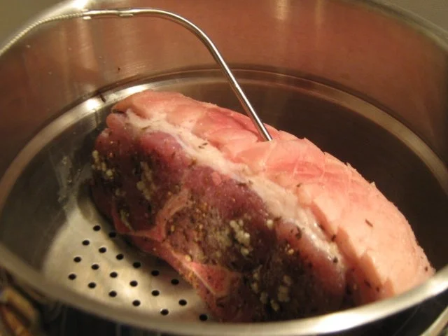 Schweinekrustenbraten, rückwärts gebraten - Rezept - Bild Nr. 3