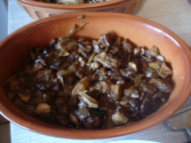 Seelachsfilet mit Waldpilzhaube und Möhren-Kartoffelstampf - Rezept - Bild Nr. 5