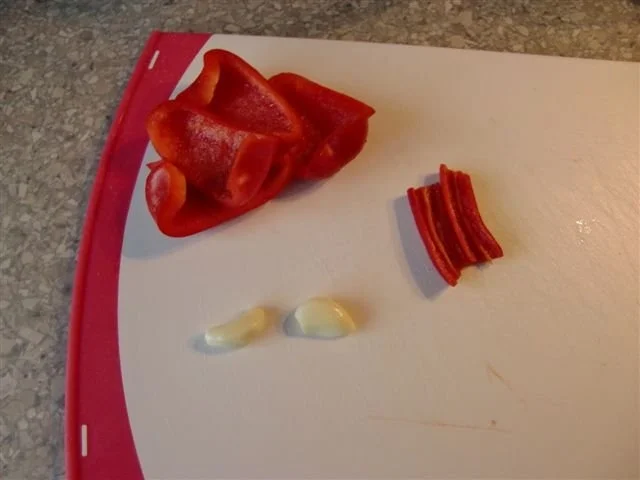 Gefüllte Paprikahälften mit Champignons à la Heiko - Rezept - Bild Nr. 3