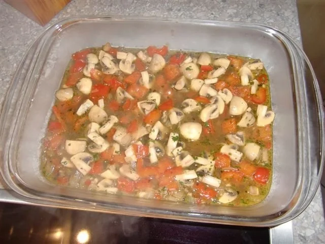 Gefüllte Paprikahälften mit Champignons à la Heiko - Rezept - Bild Nr. 21