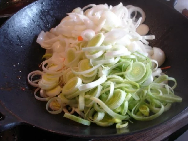 Rindfleisch mit Zwiebeln und Lauch - Rezept - Bild Nr. 11