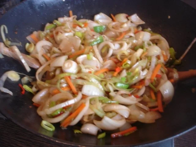 Rindfleisch mit Zwiebeln und Lauch - Rezept - Bild Nr. 12