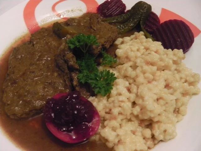 Soßfleisch mit ungarischen Nudeln (Tarhonya) aus dem Kelomat (Druckkochtopf) - Rezept - Bild Nr. 11