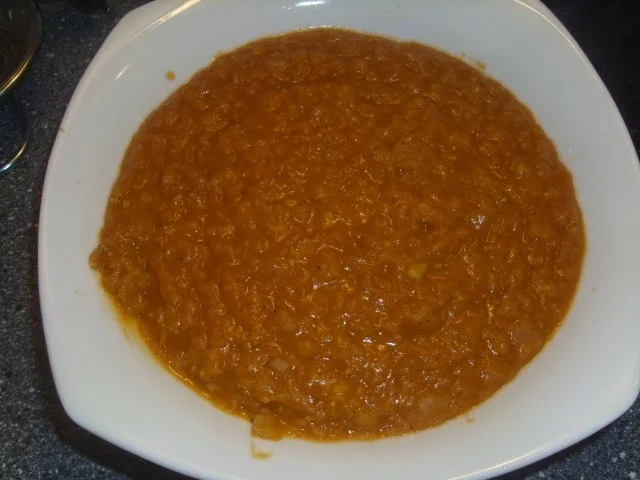 Bulgur mit Hähnchen und scharfen roten Linsen - Rezept - Bild Nr. 2