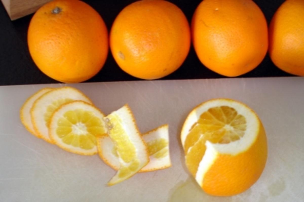 Orangenkompott - Rezept