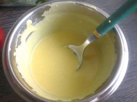 Rezept: Knuspriger Zander an einem fruchtigem Feldsalat mit Honig-Senf-Dressing Bild Nr. 4 Knuspriger Zander an einem fruchtigem Feldsalat mit Honig-Senf-Dressing - Rezept - Bild Nr. 4