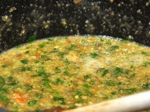 Spaghetti mit Oliven-Walnuss-Sauce - Rezept - Bild Nr. 12