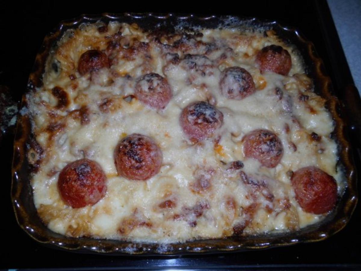 Nudel-Auflauf mit Schinken und Käse-Sauce - Rezept - kochbar.de