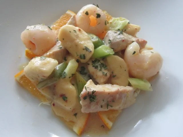 Rezept: Putenbrust mit Litschis Putenbrust mit Litschis - Rezept