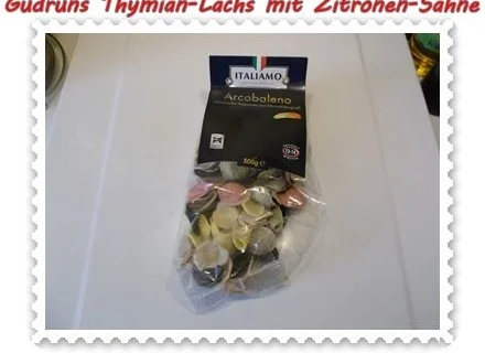 Fisch: Thymian-Lachs mit Sahnesoße - Rezept - Bild Nr. 3