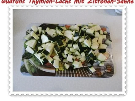 Fisch: Thymian-Lachs mit Sahnesoße - Rezept - Bild Nr. 7