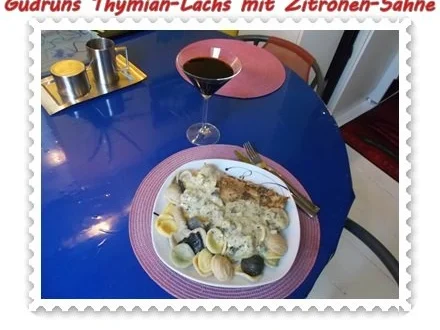 Fisch: Thymian-Lachs mit Sahnesoße - Rezept - Bild Nr. 16