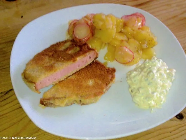 Rezept: Leberkäse "Wiener Art" Leberkäse "Wiener Art" - Rezept