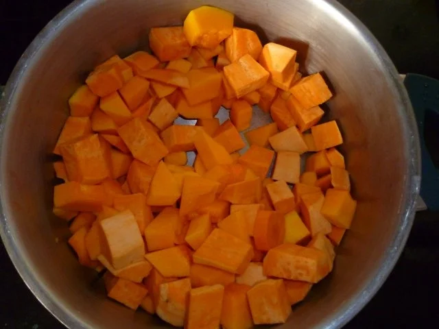 Rezept: Eintopf - Kürbis-Süsskartoffel-Eintopf Bild Nr. 2 Eintopf - Kürbis-Süsskartoffel-Eintopf - Rezept - Bild Nr. 2