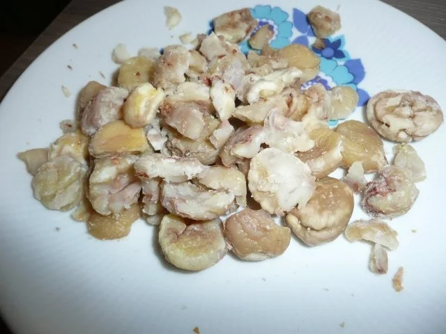 Mailänder Medaillons an Traum - Soße,  kandierten Maronen , Wintergemüse + Nudeln. - Rezept - Bild Nr. 5