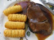 Rinderschmorbraten mit Malzbiersoße - Rezept