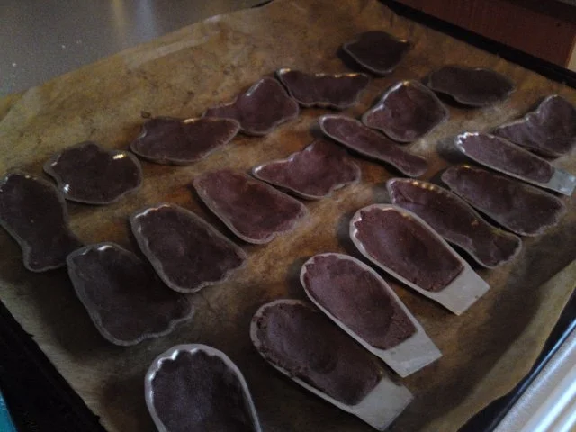 Omas Weihnachtsplätzchen BEST EVER Bärentatzen Kakaokekse Schokoladenplätzchen - Rezept - Bild Nr. 4