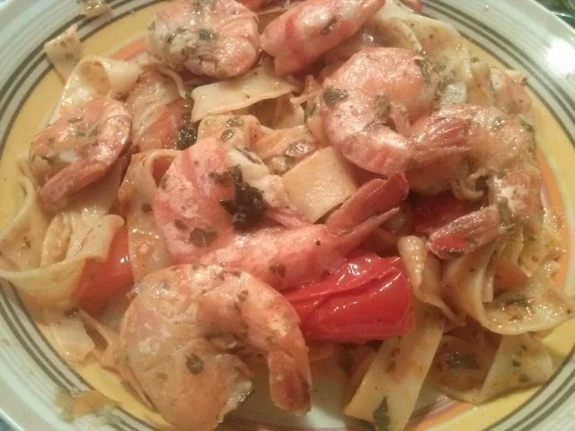 Pasta mit Garnelen - Rezept - Bild Nr. 5