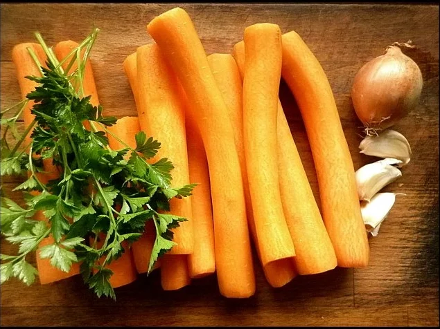 Rezept: Möhren-Puffer mit Perlpilzen Bild Nr. 2 Möhren-Puffer mit Perlpilzen - Rezept - Bild Nr. 2