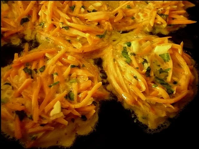 Rezept: Möhren-Puffer mit Perlpilzen Bild Nr. 7 Möhren-Puffer mit Perlpilzen - Rezept - Bild Nr. 7