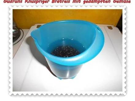 Gemüse: Knusperreis mit gedämpften Gemüse und Tomatensoße - Rezept - Bild Nr. 3