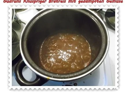 Gemüse: Knusperreis mit gedämpften Gemüse und Tomatensoße - Rezept - Bild Nr. 13