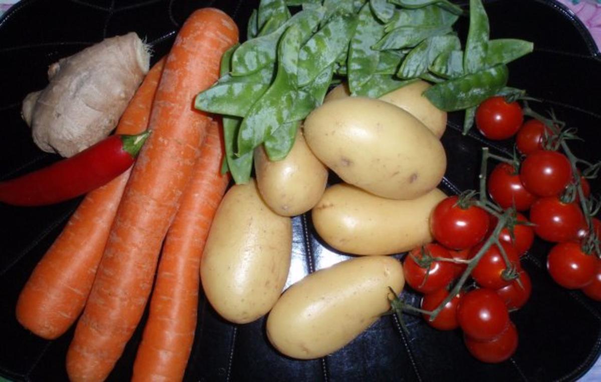 Kartoffel-Karotten-Suppe mit Schinken-Topping - Rezept - Bild Nr. 2
