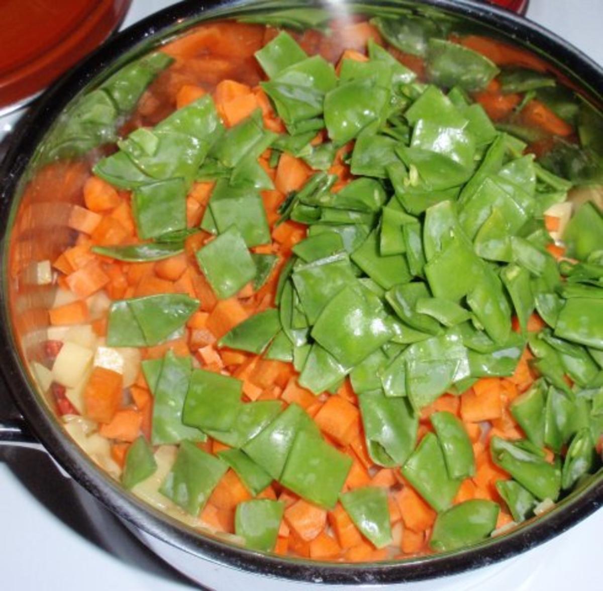 Kartoffel-Karotten-Suppe mit Schinken-Topping - Rezept - Bild Nr. 6
