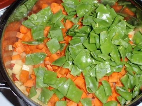 Rezept: Kartoffel-Karotten-Suppe mit Schinken-Topping Bild Nr. 6 Kartoffel-Karotten-Suppe mit Schinken-Topping - Rezept - Bild Nr. 6