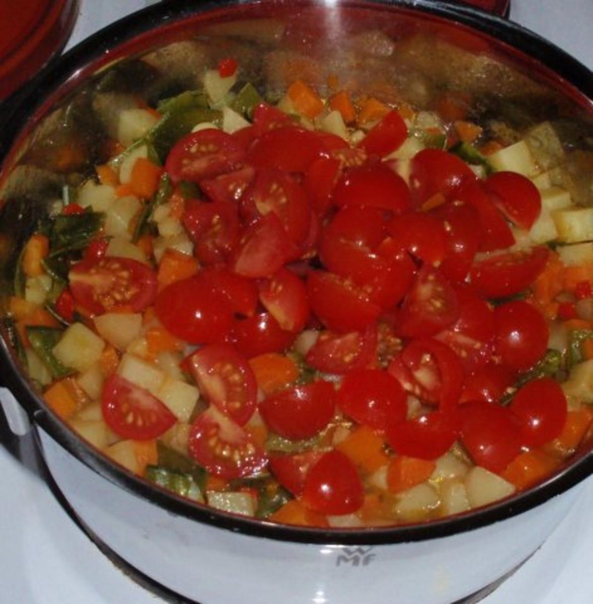 Kartoffel-Karotten-Suppe mit Schinken-Topping - Rezept - Bild Nr. 9