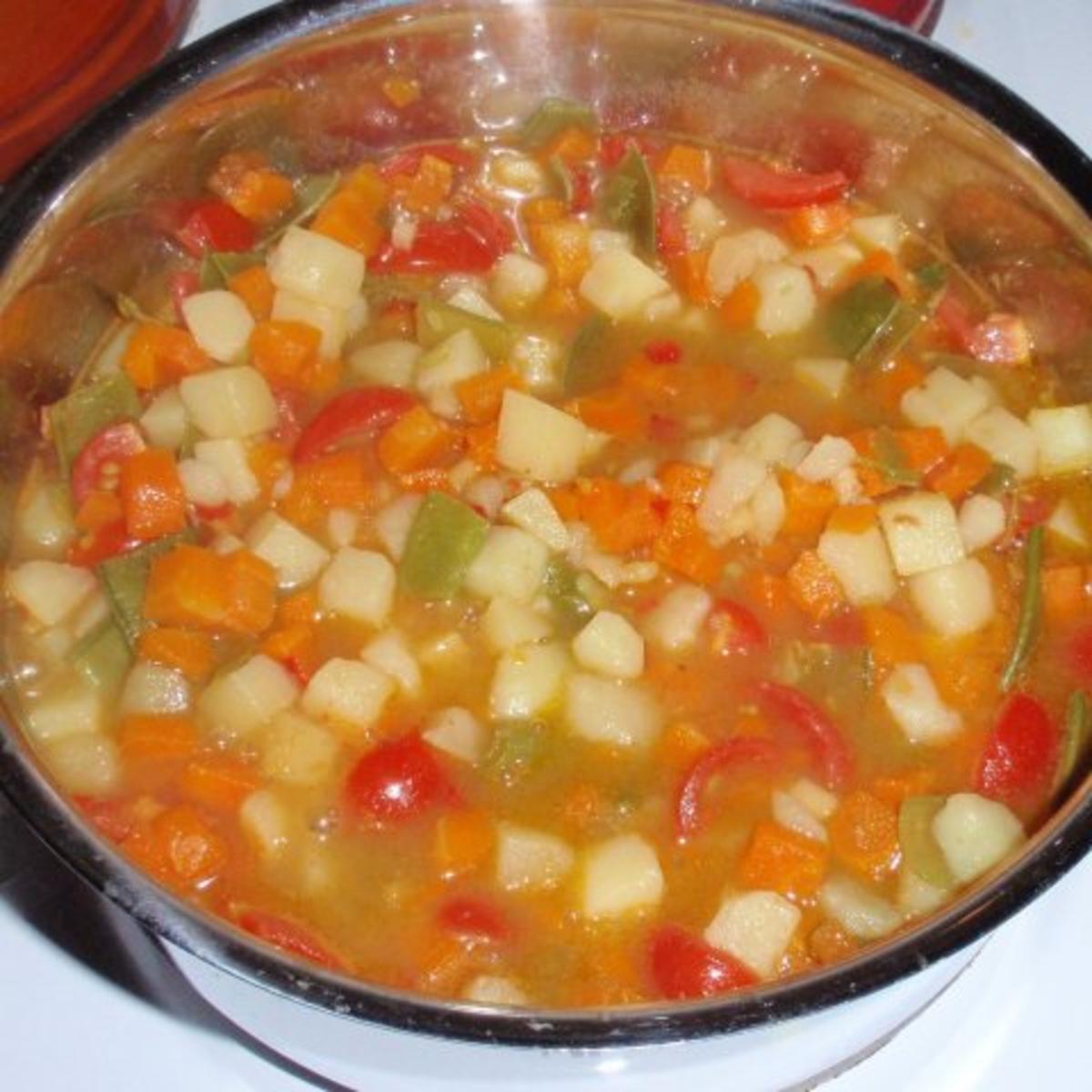 Kartoffel-Karotten-Suppe mit Schinken-Topping - Rezept - Bild Nr. 10