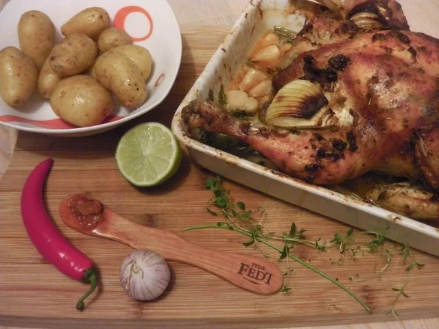 Rezept: Österreichisches Brathuhn (Brathendl) mit Semmelfülle Bild Nr. 12 Österreichisches Brathuhn (Brathendl) mit Semmelfülle - Rezept - Bild Nr. 12