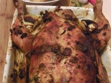 Rezept: Österreichisches Brathuhn (Brathendl) mit Semmelfülle Bild Nr. 13 Österreichisches Brathuhn (Brathendl) mit Semmelfülle - Rezept - Bild Nr. 13