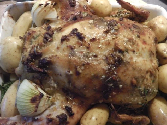 Rezept: Österreichisches Brathuhn (Brathendl) mit Semmelfülle Bild Nr. 11 Österreichisches Brathuhn (Brathendl) mit Semmelfülle - Rezept - Bild Nr. 11