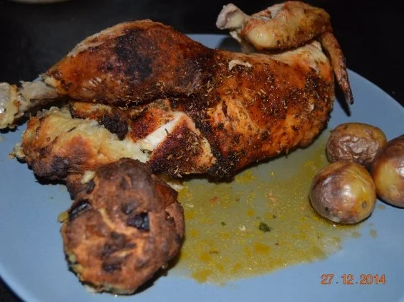 Rezept: Österreichisches Brathuhn (Brathendl) mit Semmelfülle Bild Nr. 16 Österreichisches Brathuhn (Brathendl) mit Semmelfülle - Rezept - Bild Nr. 16