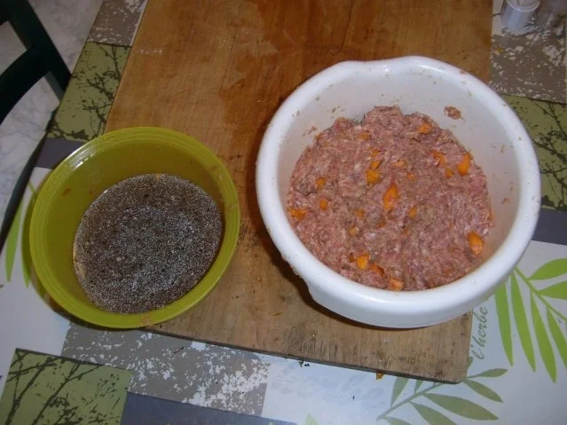 Rezept: Hokaidokürbis mit Hackfüllung im Holzbackofen Bild Nr. 5 Hokaidokürbis mit Hackfüllung im Holzbackofen - Rezept - Bild Nr. 5