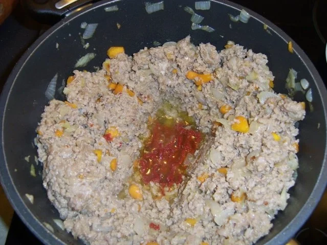 Rezept: Hokaidokürbis mit Hackfüllung im Holzbackofen Bild Nr. 6 Hokaidokürbis mit Hackfüllung im Holzbackofen - Rezept - Bild Nr. 6