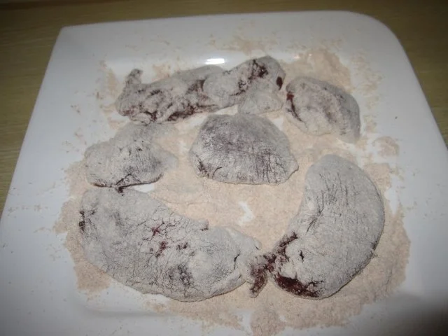 Rezept: Geflügelleber mit Kartoffelbrei und Apfel-Zwiebel-Gemüse Bild Nr. 2 Geflügelleber mit Kartoffelbrei und Apfel-Zwiebel-Gemüse - Rezept - Bild Nr. 2