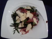 IM AUFTRAG DER KOSTÜMFRAU HALLOWEEN-MENUE KÜRBISSALAT MIT FLEISCHBEILAGE - Rezept