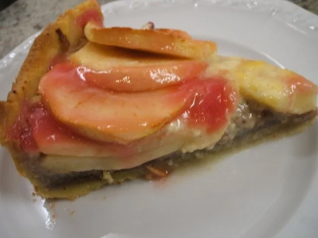 Backen: Apfelkuchen mit Mandelschicht - Rezept