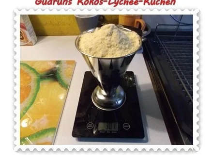 Kuchen: Kokos-Lychee-Kuchen - Rezept - Bild Nr. 6
