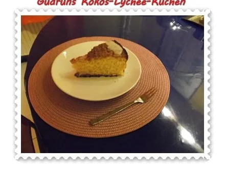Kuchen: Kokos-Lychee-Kuchen - Rezept - Bild Nr. 15