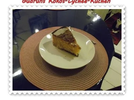 Kuchen: Kokos-Lychee-Kuchen - Rezept - Bild Nr. 16