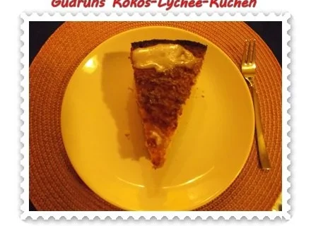 Kuchen: Kokos-Lychee-Kuchen - Rezept - Bild Nr. 17