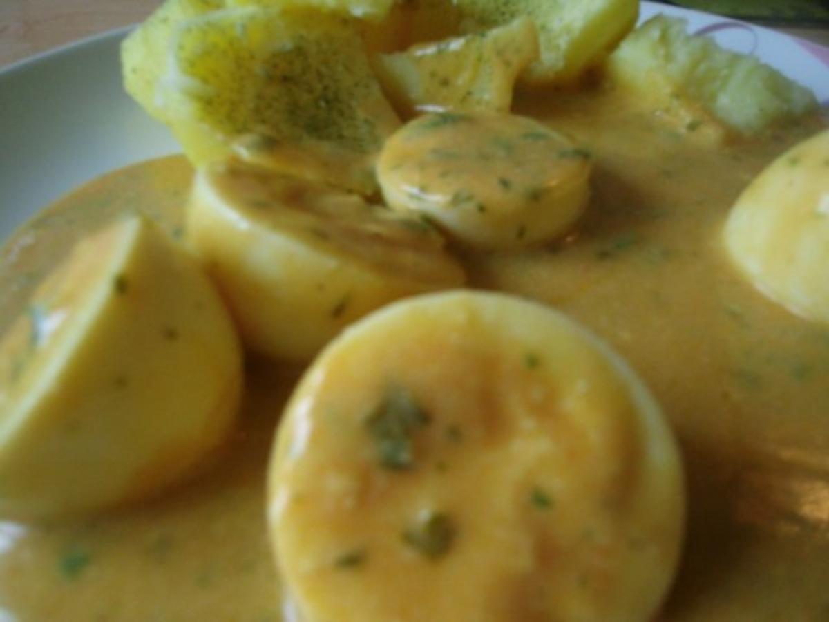 Hausmannskost- -Eier in Senfsauce- - einfach - 20 kcal/100g