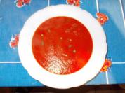 Frische Tomatensuppe - Rezept