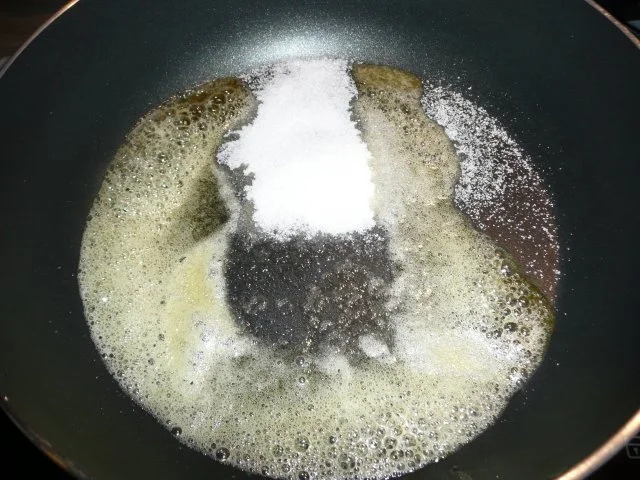 Rezept: Griechische Medaillons an Wildreis+ Wintergemüse umrahmt von Metaxa-Sahnesoße Bild Nr. 5 Griechische Medaillons an Wildreis+ Wintergemüse umrahmt von Metaxa-Sahnesoße - Rezept - Bild Nr. 5