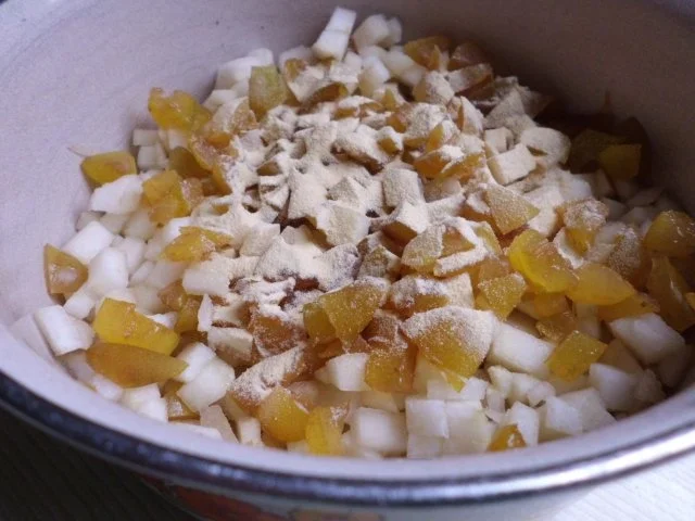 Rezept: Aufstrich, süß: Birnenkonfitüre mit Mirabelle und Zitrone Bild Nr. 3 Aufstrich, süß: Birnenkonfitüre mit Mirabelle und Zitrone - Rezept - Bild Nr. 3